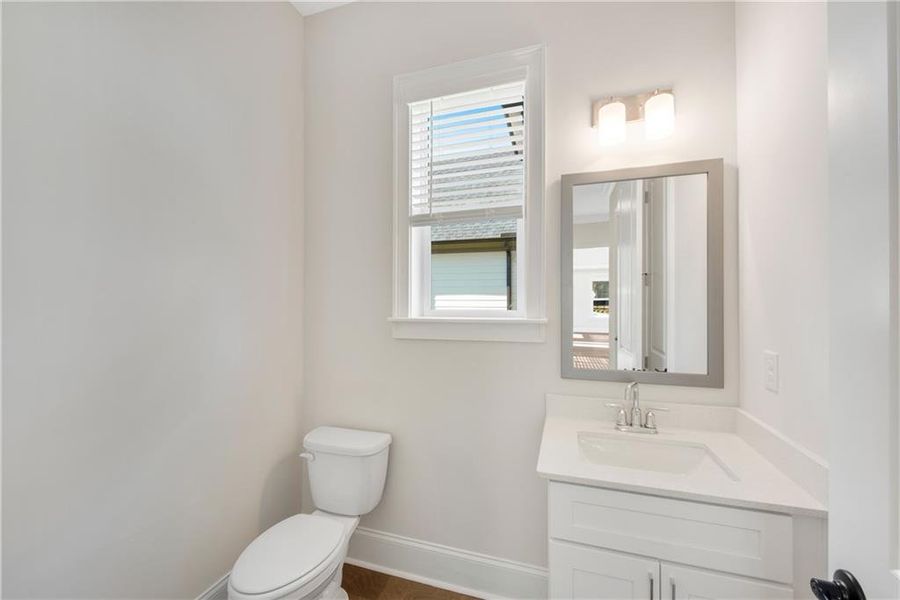 Furnished interior view inside a new home in The Retreat at Caney Creek, Alpharetta (Image 42).