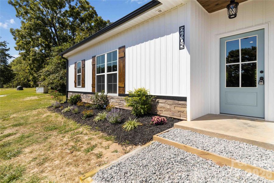 Exterior details and patio area of a home in , Chester (Image 22).