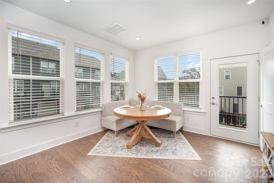 Furnished interior view inside a new home in , Charlotte (Image 3).