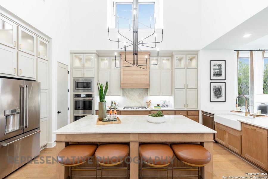 Furnished interior view inside a new home in Esperanza, Boerne (Image 18).