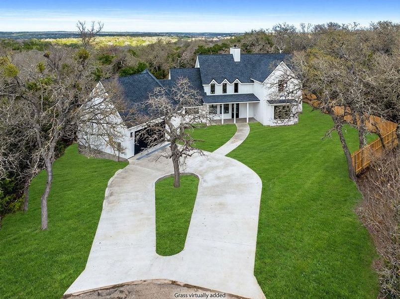 Rare opportunity - a 0.6-acre private lot with new construction doesn’t come around often.