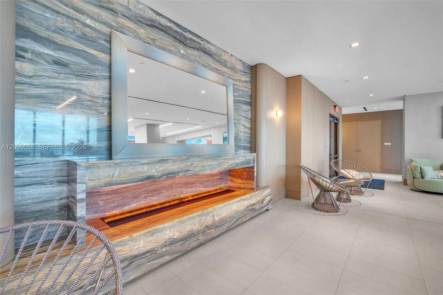 Furnished interior view inside a new home in Missoni Baia, Miami (Image 14).