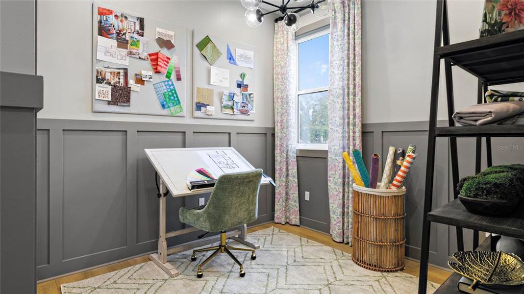 Furnished interior view inside a new home in The Reserve at Victoria, Deland (Image 17).