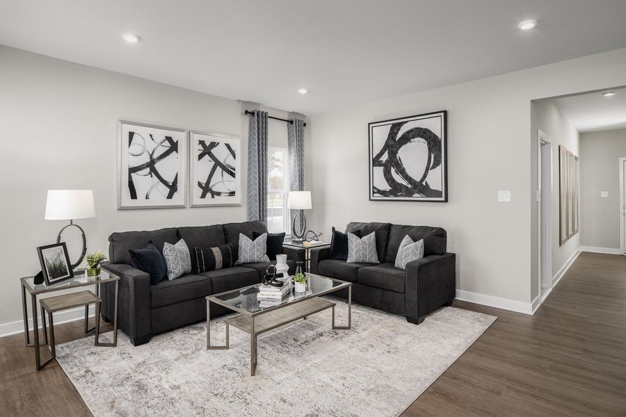 Furnished interior view inside a new home in , Summerville (Image 10).