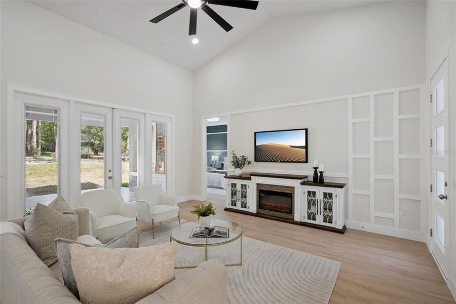 Furnished interior view inside a new home in , Apopka (Image 12).