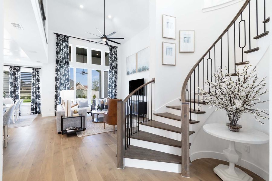 Representative furnished interior of a home built from the 223G by Highland Homes in Santa Rita Ranch, Liberty Hill (Image 49). Representative furnished interior of a home built from the 223G by Highland Homes in Santa Rita Ranch, Liberty Hill (Image 49).