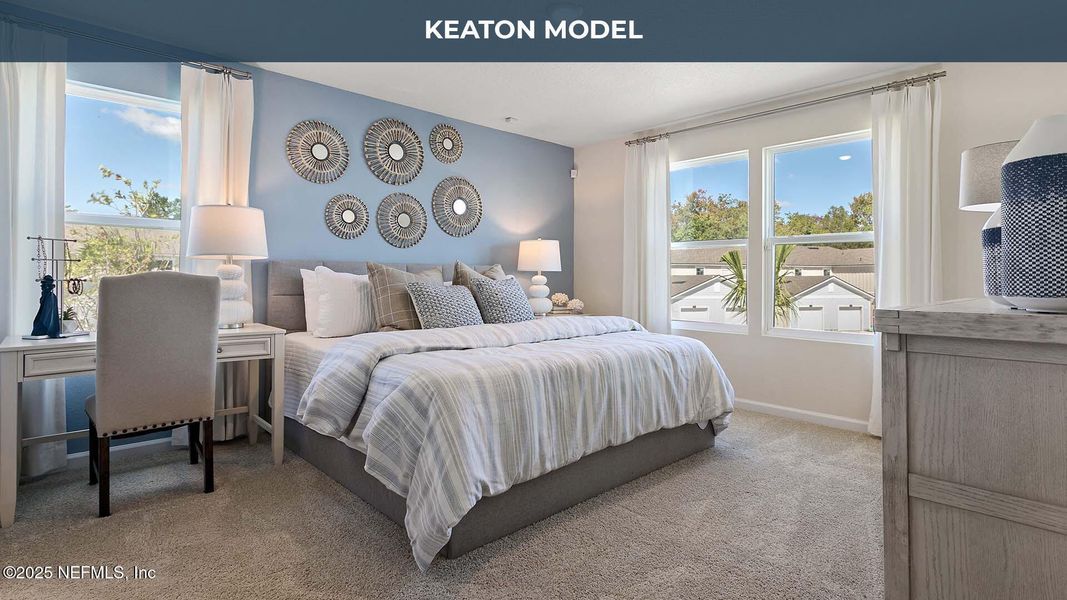 Furnished interior view inside a new home in Bridgewater, St. Augustine (Image 7).