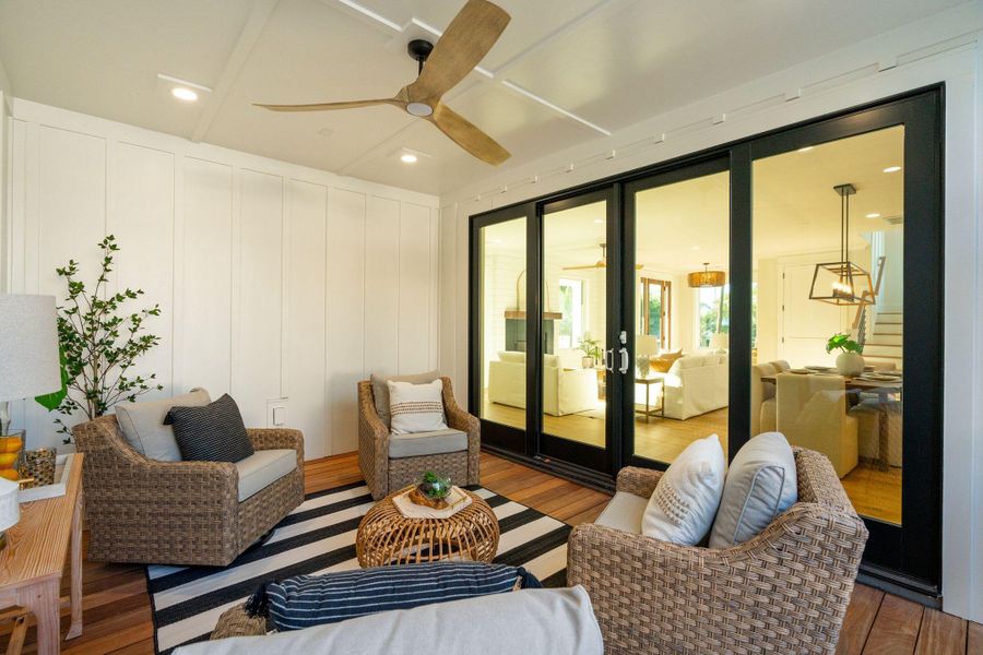 Furnished interior view inside a new home in , Isle Of Palms (Image 5). Furnished interior view inside a new home in , Isle Of Palms (Image 5).