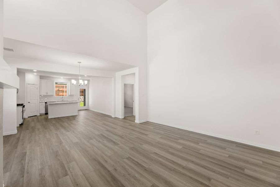 Representative unfurnished interior of a home built from the Lamar by UnionMain Homes in Elevon, Lavon (Image 23).