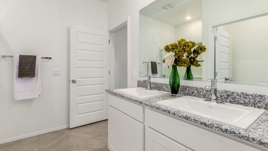 Furnished interior view inside a new home in Blackhawk, Tucson (Image 22). Furnished interior view inside a new home in Blackhawk, Tucson (Image 22).