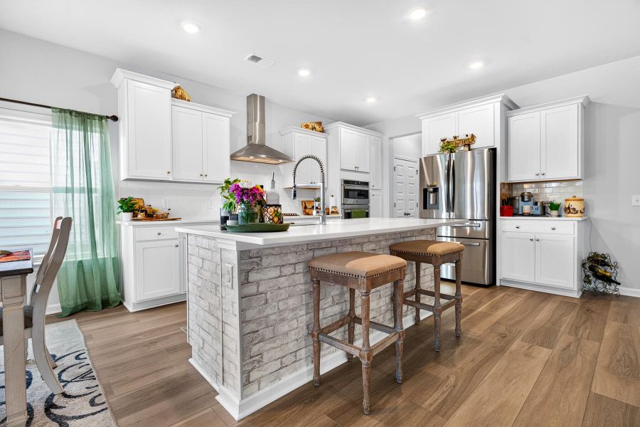 Furnished interior view inside a new home in Horizons at Summers Corner | 55+, Summerville (Image 31).