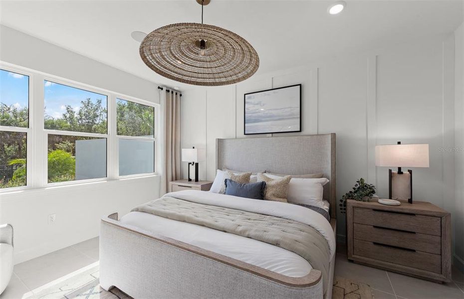 Furnished interior view inside a new home in Shores at Stillwater, Englewood (Image 8).