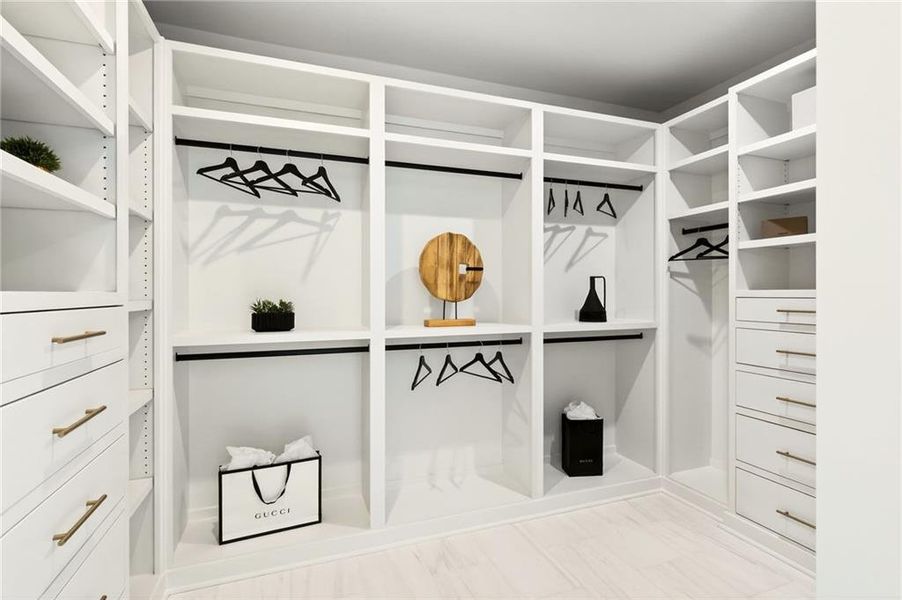 Furnished interior view inside a new home in , Atlanta (Image 35).