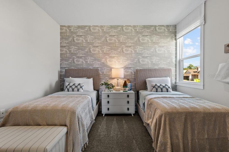 Furnished interior view inside a new home in The Cypress Series at Reserve East, Flagler Beach (Image 44).