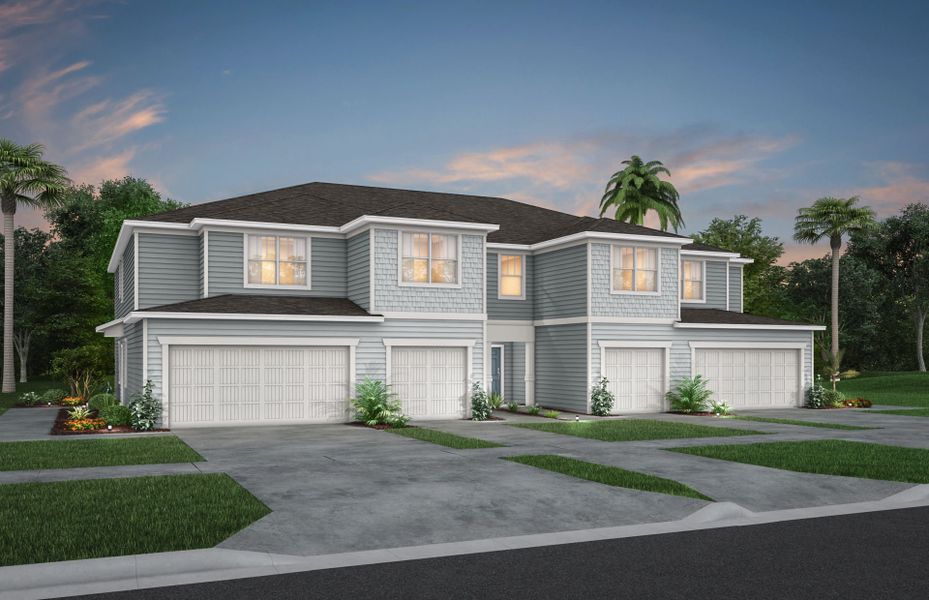 Representative exterior photo of a completed home built from the Springdale by Pulte Homes in Belle Haven, Davenport, FL (Image 43). Representative exterior photo of a completed home built from the Springdale by Pulte Homes in Belle Haven, Davenport, FL (Image 43).