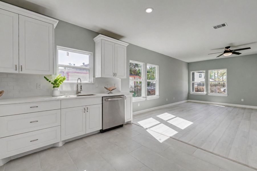 Furnished interior view inside a new home in , Houston (Image 5).