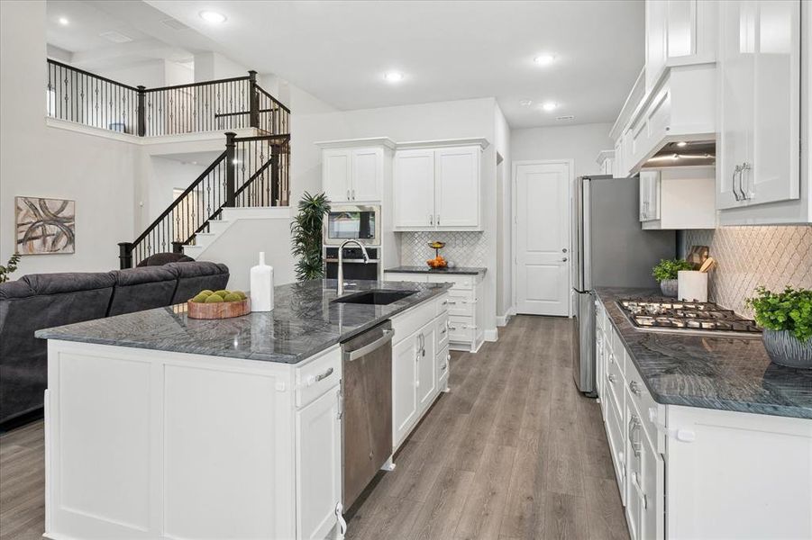 Furnished interior view inside a new home in , Northlake (Image 18).