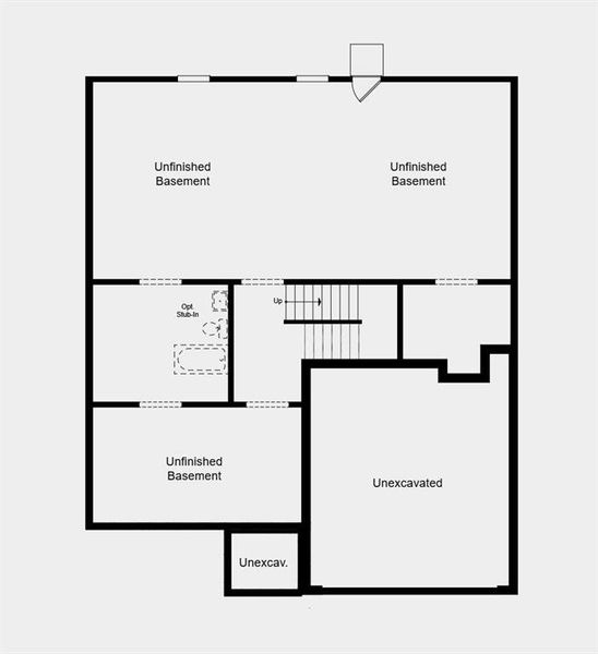 2D floor plan layout of this home in Bennett Farm, Loganville, GA (Image 3).