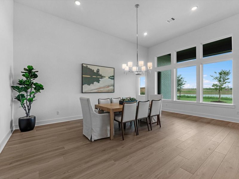 Furnished interior view inside a new home in Dunham Pointe, Cypress (Image 7).