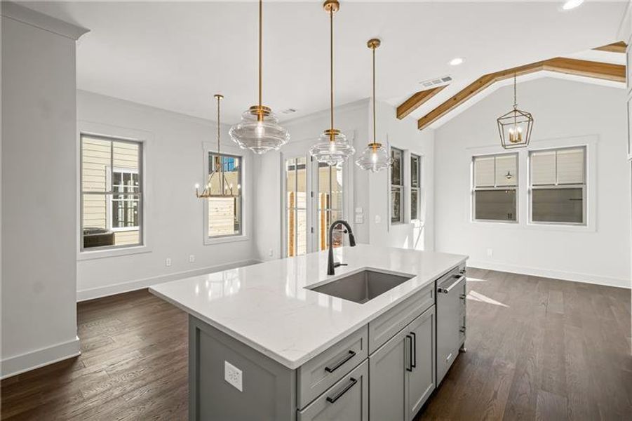 Furnished interior view inside a new home in , Ball Ground (Image 9).