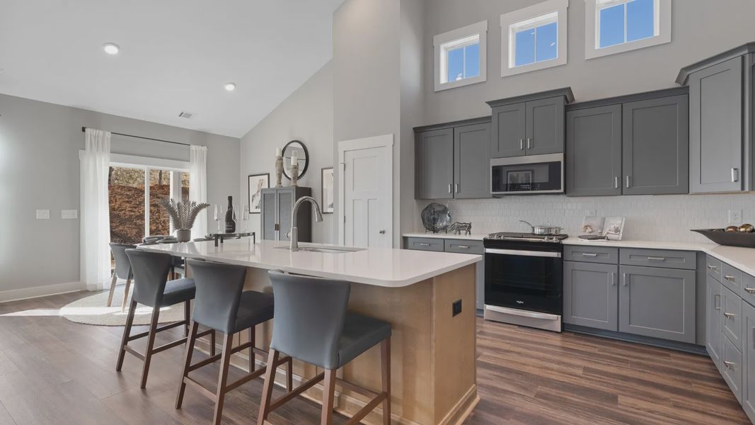 Representative furnished interior of a home built from the Cooper 3 by DRB Homes in Woodglen, Piedmont (Image 13).