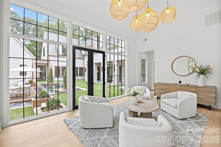 Furnished interior view inside a new home in , Charlotte (Image 34).