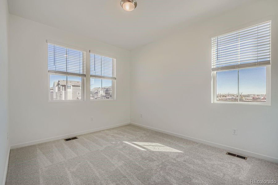 Spacious, unfurnished interior of a new home in Parterre: The Parkside Collection, Thornton (Image 10). Spacious, unfurnished interior of a new home in Parterre: The Parkside Collection, Thornton (Image 10).