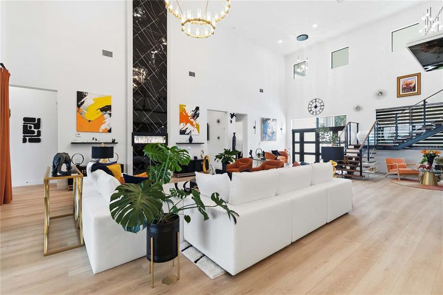Furnished interior view inside a new home in , Groveland (Image 50).