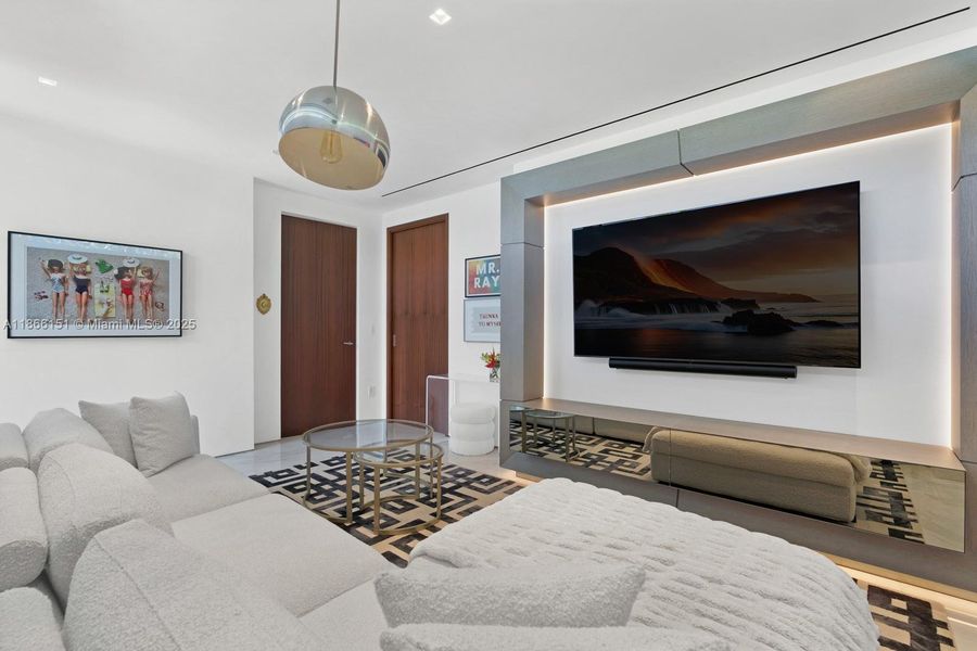 Furnished interior view inside a new home in , Miami (Image 15). Furnished interior view inside a new home in , Miami (Image 15).