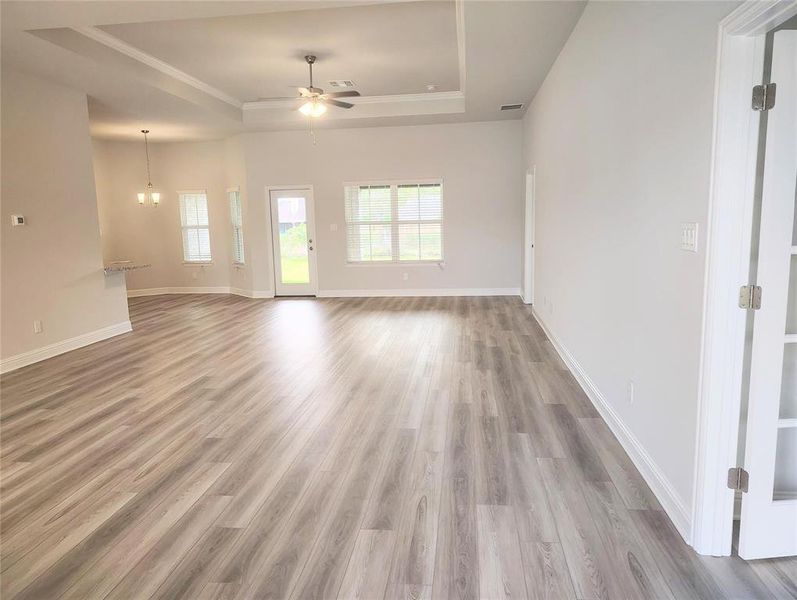 Spacious, unfurnished interior of a new home in Bayou Bend Estates, Dickinson (Image 11). Spacious, unfurnished interior of a new home in Bayou Bend Estates, Dickinson (Image 11).