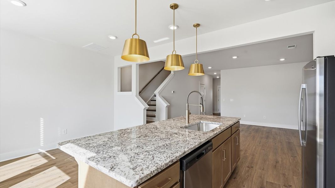 Furnished interior view inside a new home in Gresham Station, Simpsonville (Image 14).