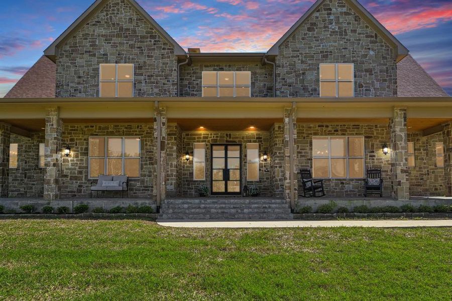 Front exterior of a new home in , Gun Barrel City, TX, highlighting curb appeal (Image 2). Front exterior of a new home in , Gun Barrel City, TX, highlighting curb appeal (Image 2).
