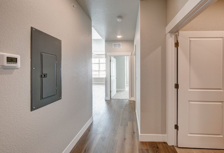 Representative unfurnished interior of a home built from the The Columbia by Landmark Homes in Highlands at Fox Hill, Longmont (Image 32). Representative unfurnished interior of a home built from the The Columbia by Landmark Homes in Highlands at Fox Hill, Longmont (Image 32).