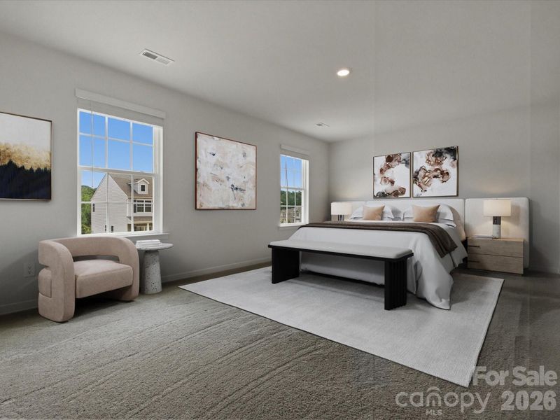 Primary BedroomVirtually Staged