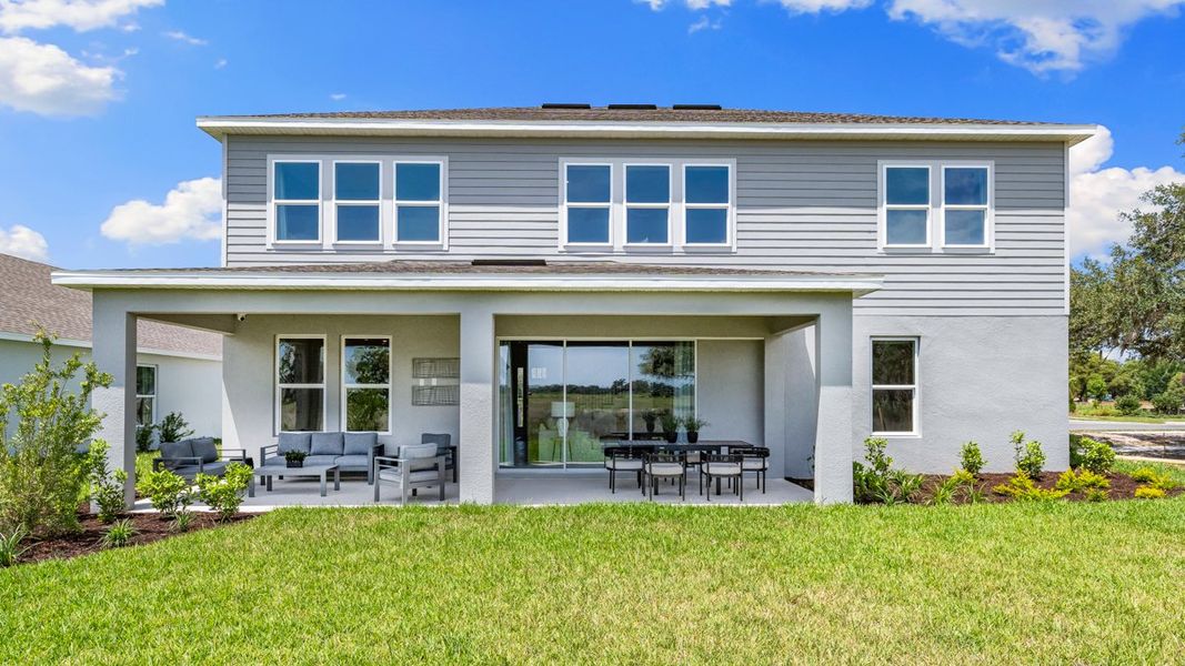 Representative exterior photo of a completed home built from the Palm by Taylor Morrison in Timber Ridge, Plant City, FL (Image 23).
