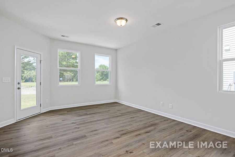 Spacious, unfurnished interior of a new home in Springvale, Fuquay Varina (Image 13). Spacious, unfurnished interior of a new home in Springvale, Fuquay Varina (Image 13).