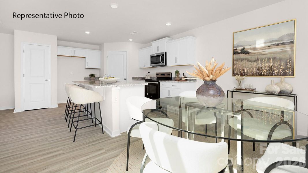 Furnished interior view inside a new home in Woodhaven at Chester, Chester (Image 11).