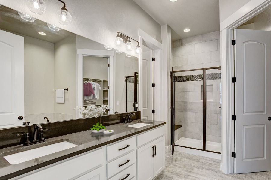 Representative furnished interior of a home built from the The Columbine by Landmark Homes in Country Farms Village - The Cottages, Windsor (Image 9).