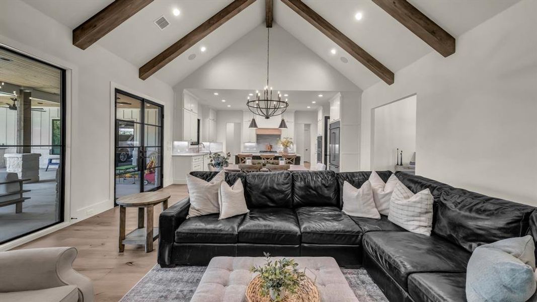 Furnished interior view inside a new home in , Weatherford (Image 27).