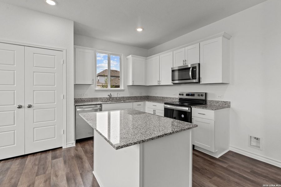 Furnished interior view inside a new home in Vista Real, Converse (Image 9).