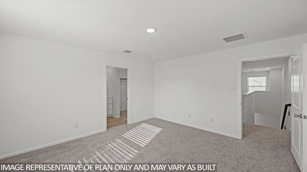 Spacious, unfurnished interior of a new home in The Villas at Legacy Park, Houston (Image 19). Spacious, unfurnished interior of a new home in The Villas at Legacy Park, Houston (Image 19).