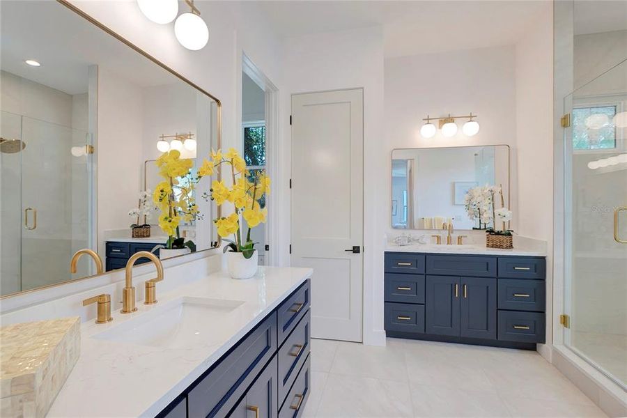 Furnished interior view inside a new home in , Tampa (Image 35).
