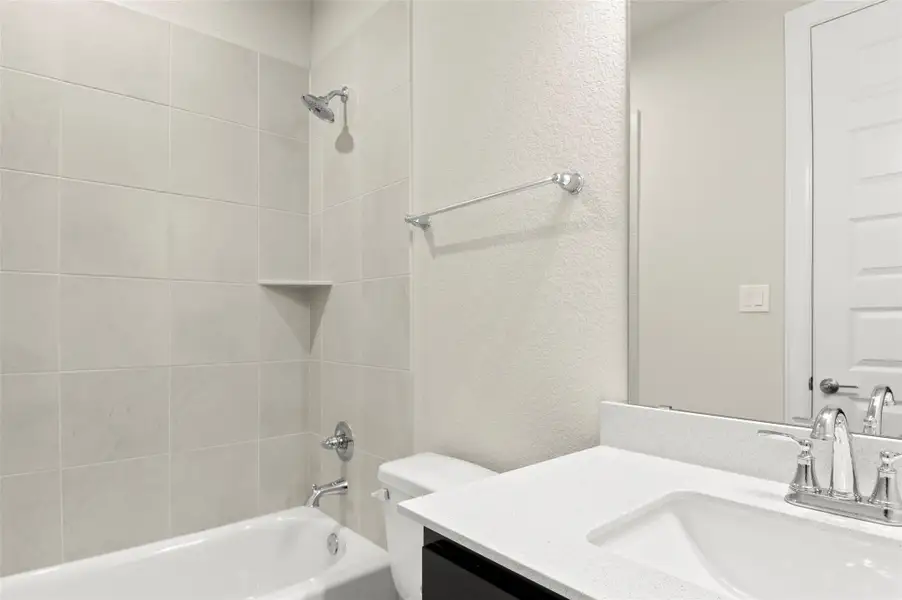 Furnished interior view inside a new home in Oaks at San Gabriel, Georgetown (Image 9). Furnished interior view inside a new home in Oaks at San Gabriel, Georgetown (Image 9).