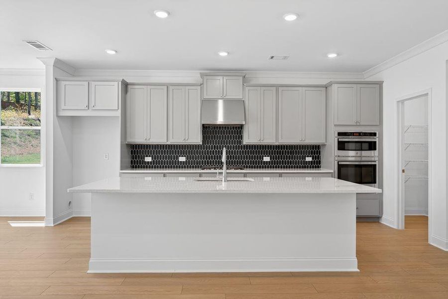Furnished interior view inside a new home in Bailey Fence, Dacula (Image 14).