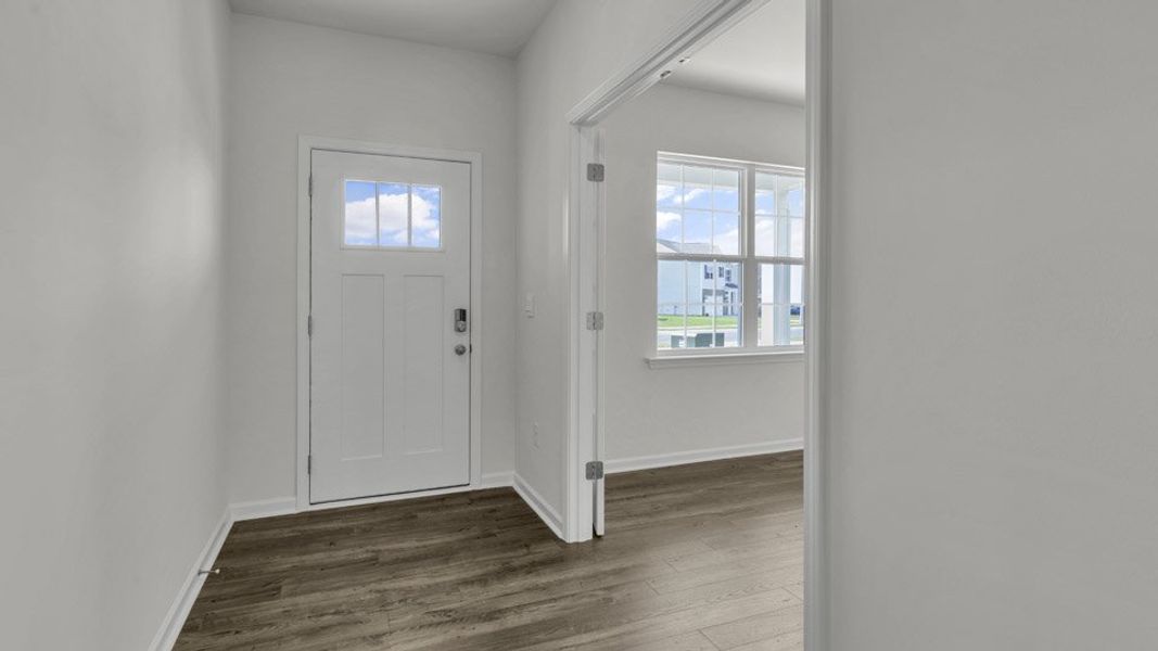 Spacious, unfurnished interior of a new home in The Preserve at Kinsley, Jamestown (Image 9). Spacious, unfurnished interior of a new home in The Preserve at Kinsley, Jamestown (Image 9).