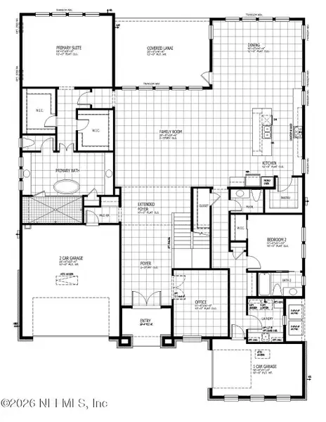 2D floor plan layout of this home in , St. Augustine, FL (Image 4).