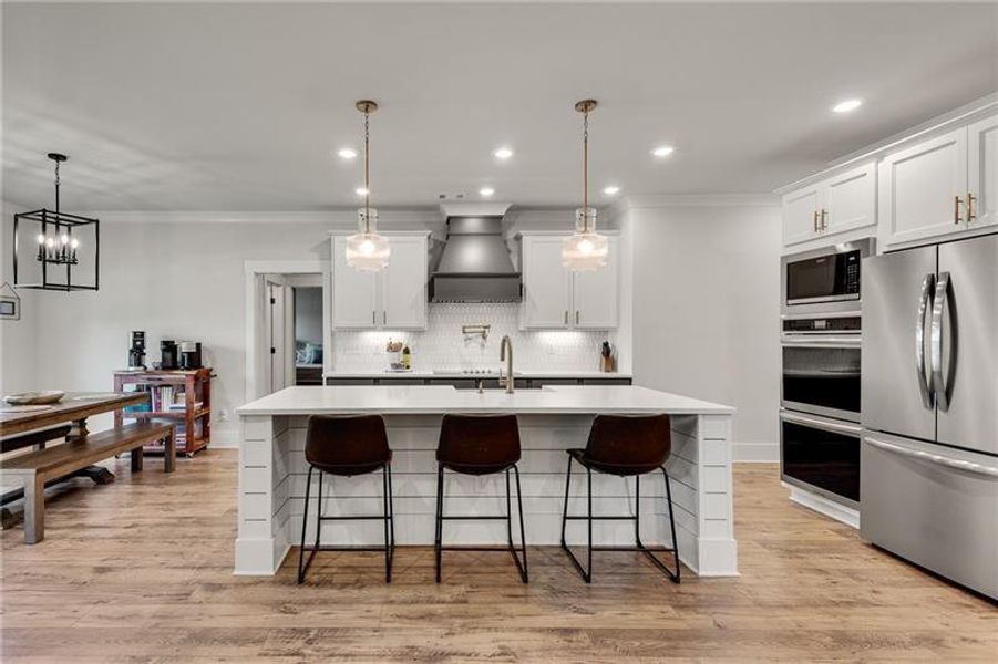 Furnished interior view inside a new home in Alcovy Station, Covington (Image 39).