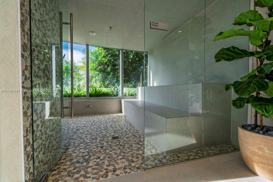 Furnished interior view inside a new home in , Miami (Image 23).