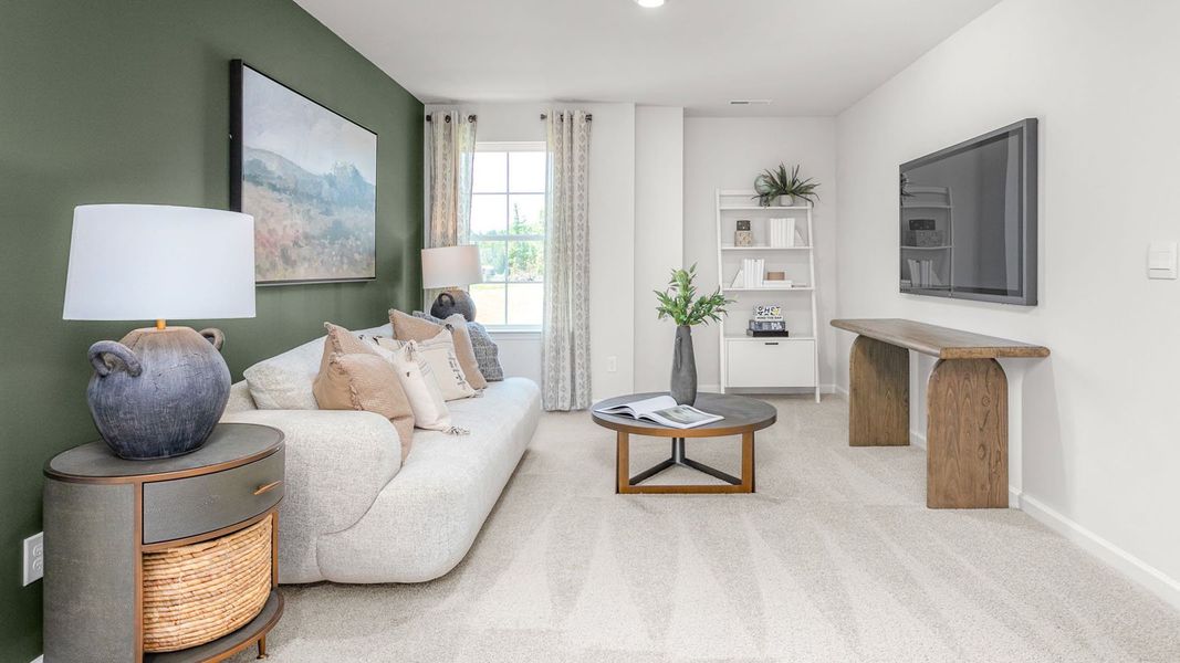 Furnished interior view inside a new home in Cambridge Park, Mebane (Image 15).