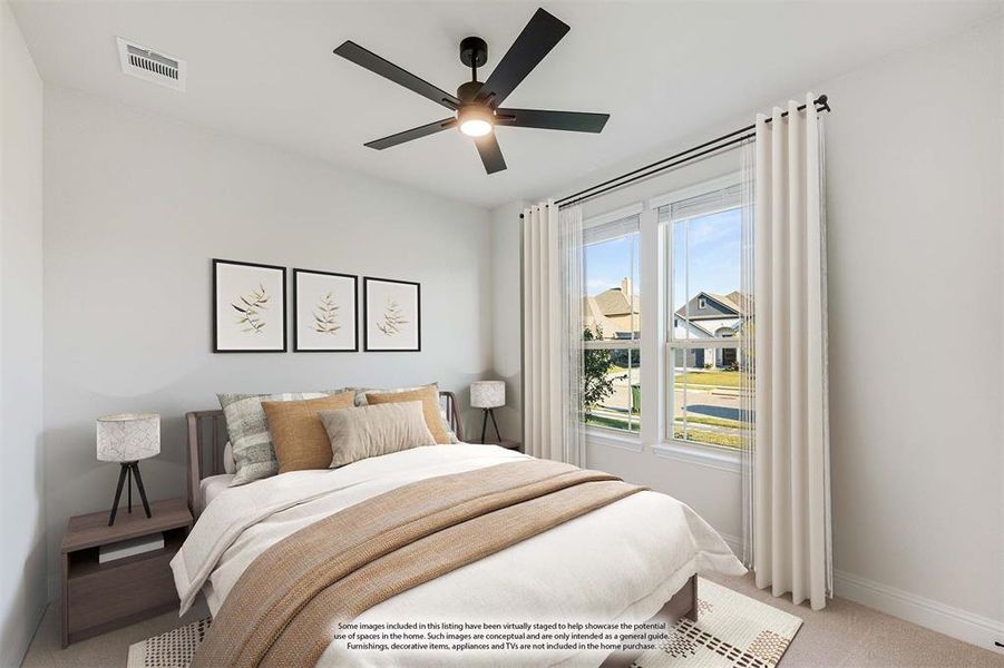 Furnished interior view inside a new home in Woodstone, Providence Village (Image 14). Furnished interior view inside a new home in Woodstone, Providence Village (Image 14).